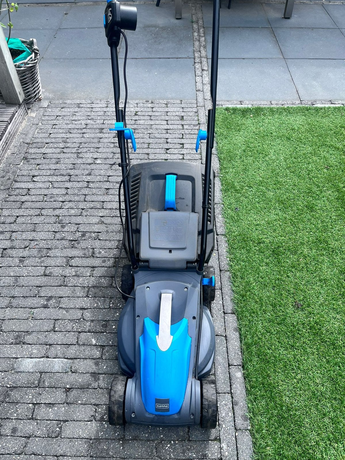 Grasmaaier Gamma, Ophalen, Cirkelmaaier, Gebruikt, Elektrische grasmaaier