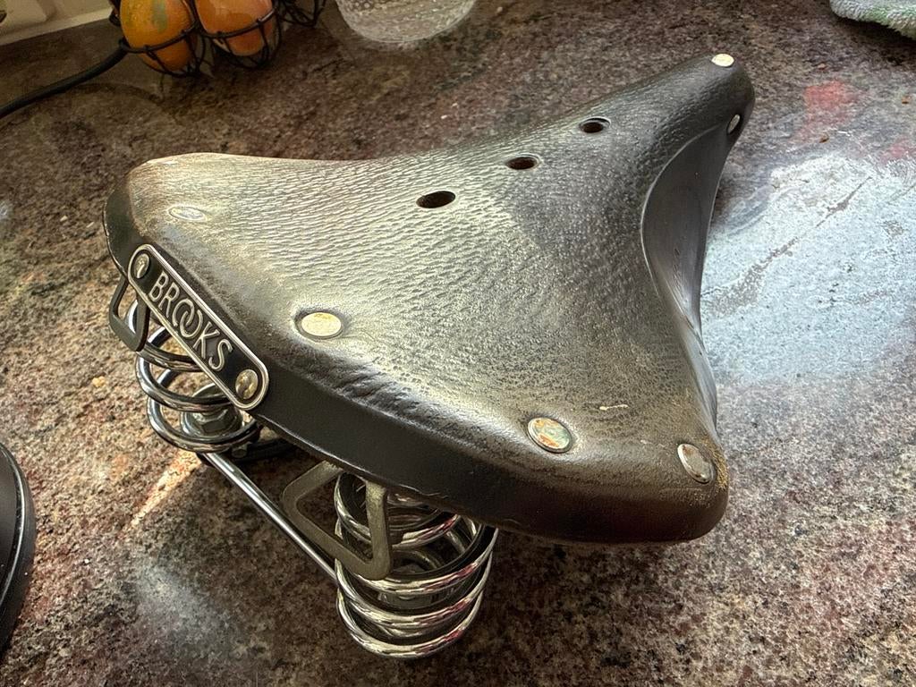 Brooks B67 Zadel - Comfort en Klassieke Uitstraling, Fietsen en Brommers, Fietsonderdelen, Gebruikt, Leer, Ophalen of Verzenden