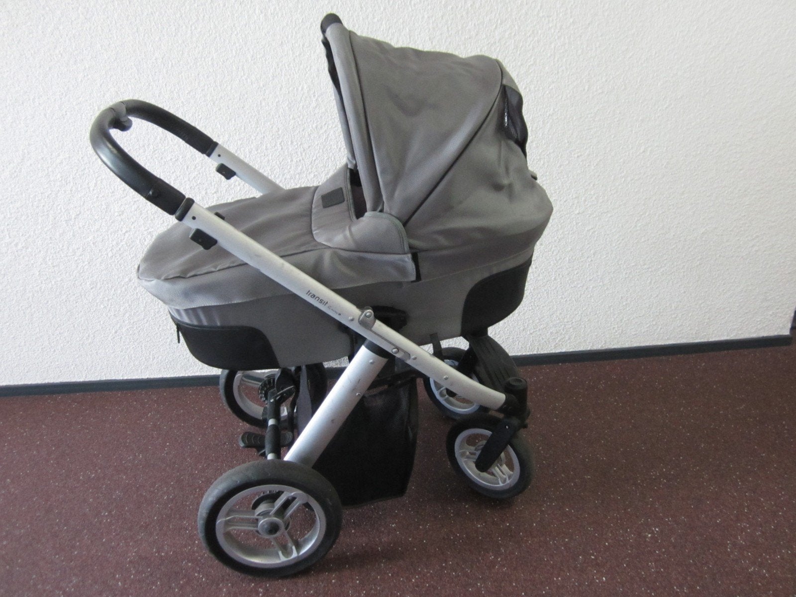 Kinderwagen combinatie grijs in zeer goede staat, Ophalen, Zo goed als nieuw, Overige merken