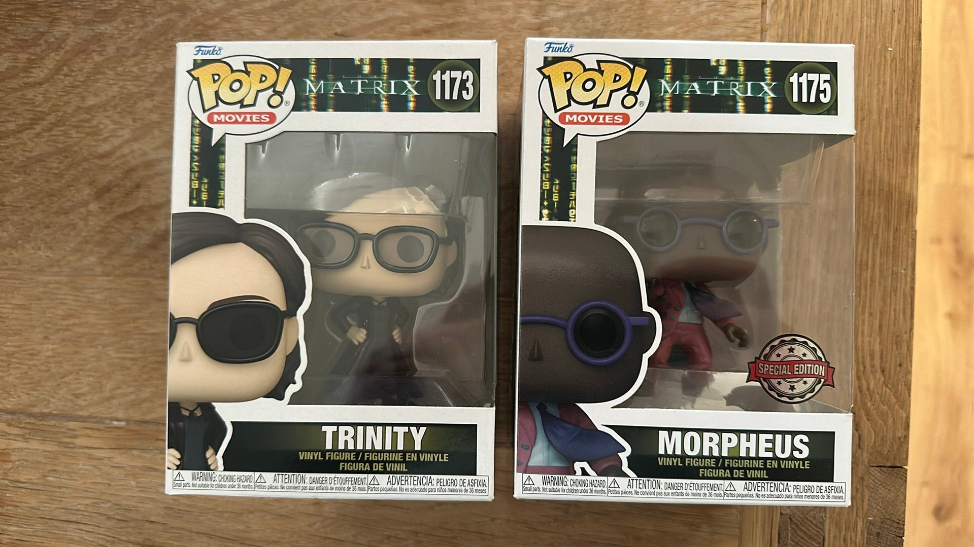 2x Matrix pops Trinity en Morpheus, Ophalen of Verzenden, Zo goed als nieuw
