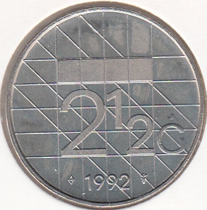 Nederland Rijksdaalder 1992 Beatrix UNC in munthouder, Ophalen of Verzenden, Koningin Beatrix, 2½ gulden, Losse munt