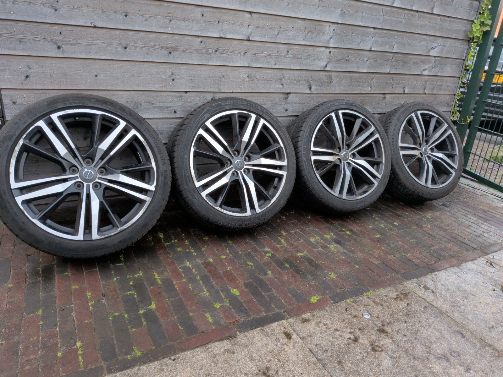 Volvo 19 inch velgen met zomerbanden, 19 inch, Gebruikt, Banden en Velgen, Ophalen of Verzenden