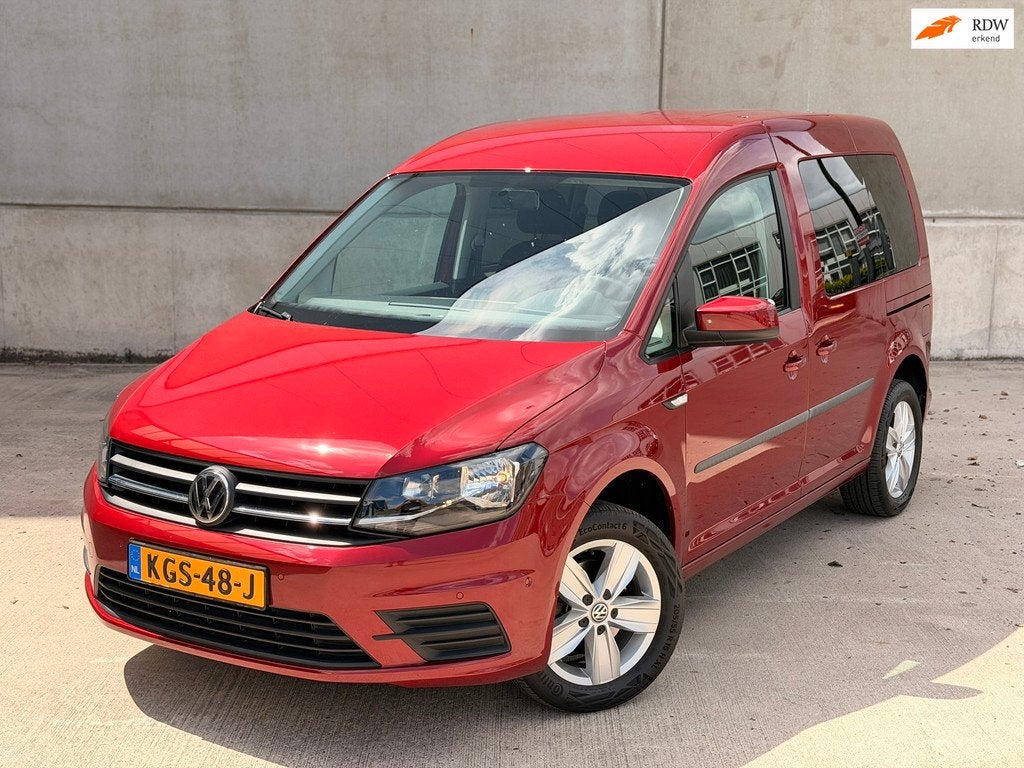 Volkswagen Caddy 1.2 TSI Carplay Trekh Airco Cruise Stoelver, Auto's, Volkswagen, Voorwielaandrijving, Stof, Gebruikt, 4 cilinders