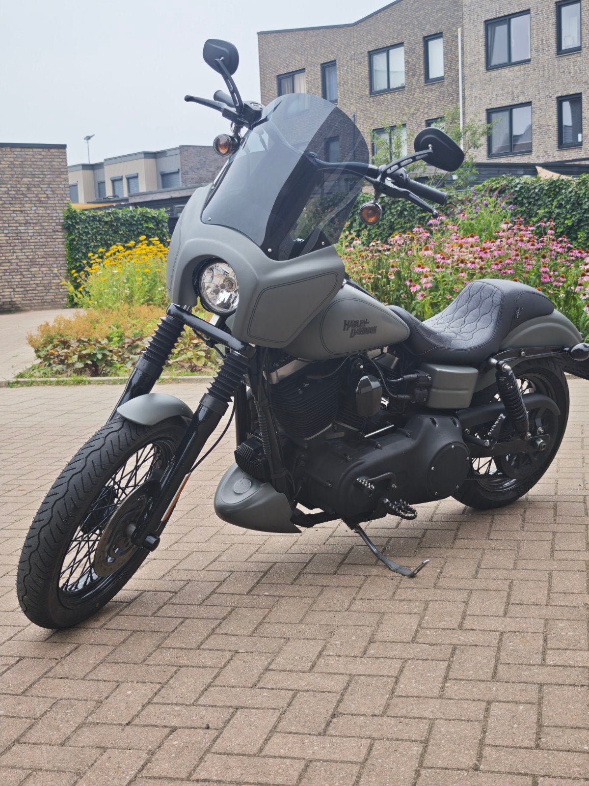 Harley-Davidson Dyna FXBB 103 Ci Steet Bob 2014, Sportuitlaat, 2 cilinders, Gebruikt, 1585 cc