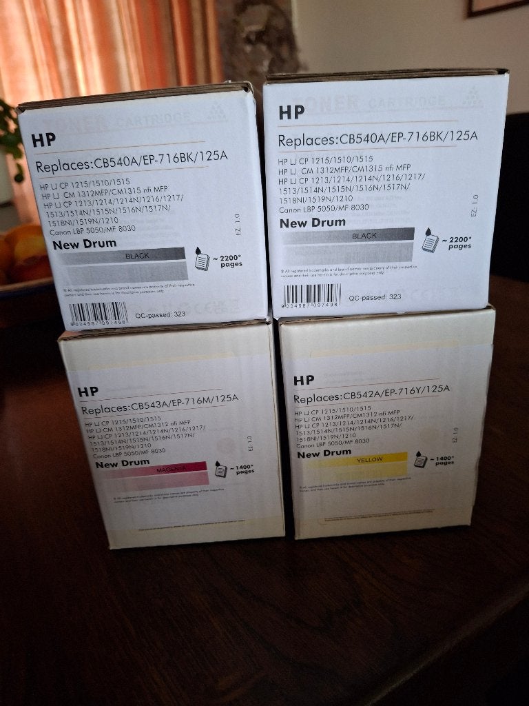 HP cartridges 125 A, Computers en Software, Ophalen of Verzenden, Nieuw, Cartridge, HP