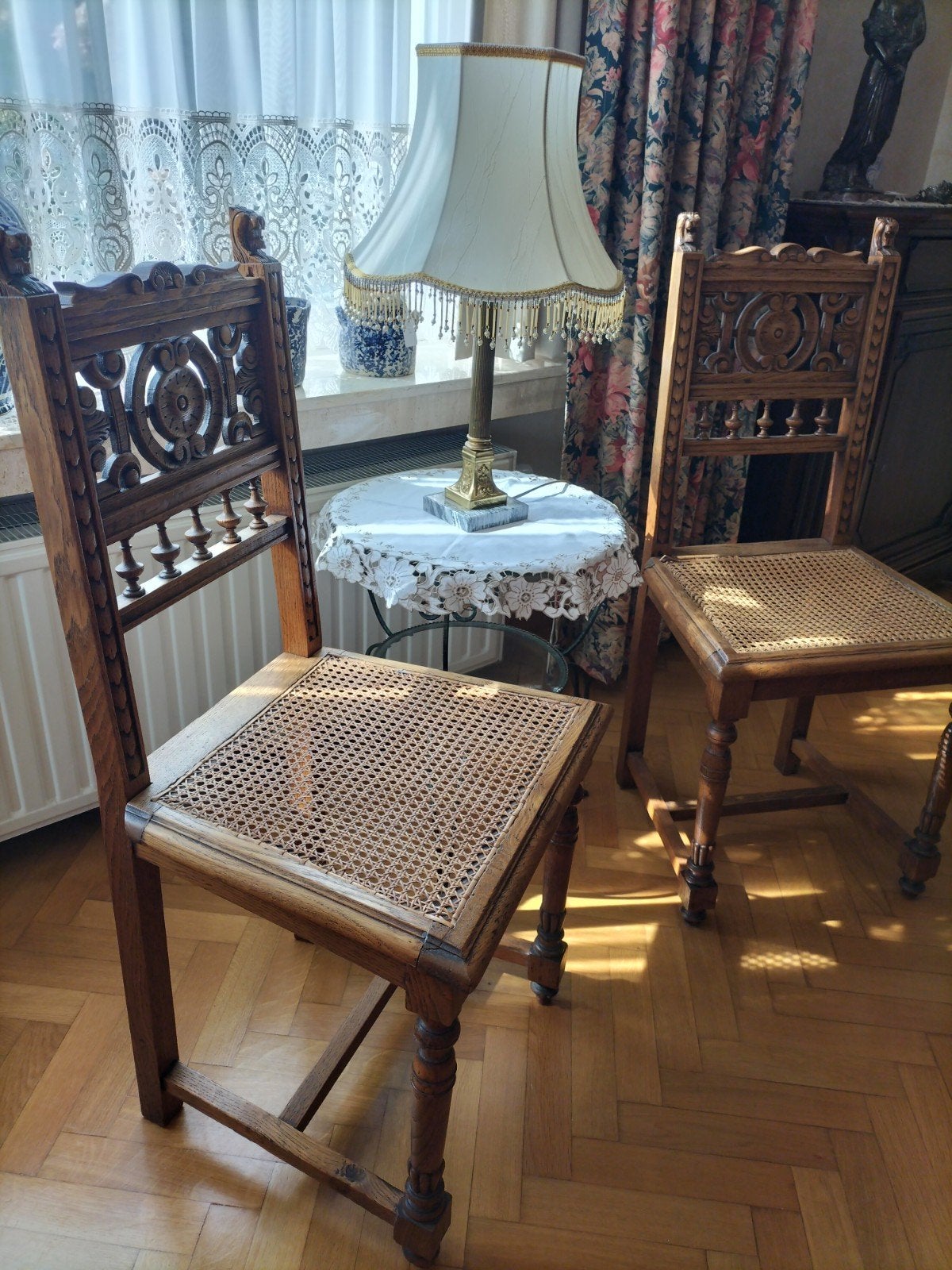 4 antieke stoelen in Mechelse stijl, Antiek en Kunst, Ophalen