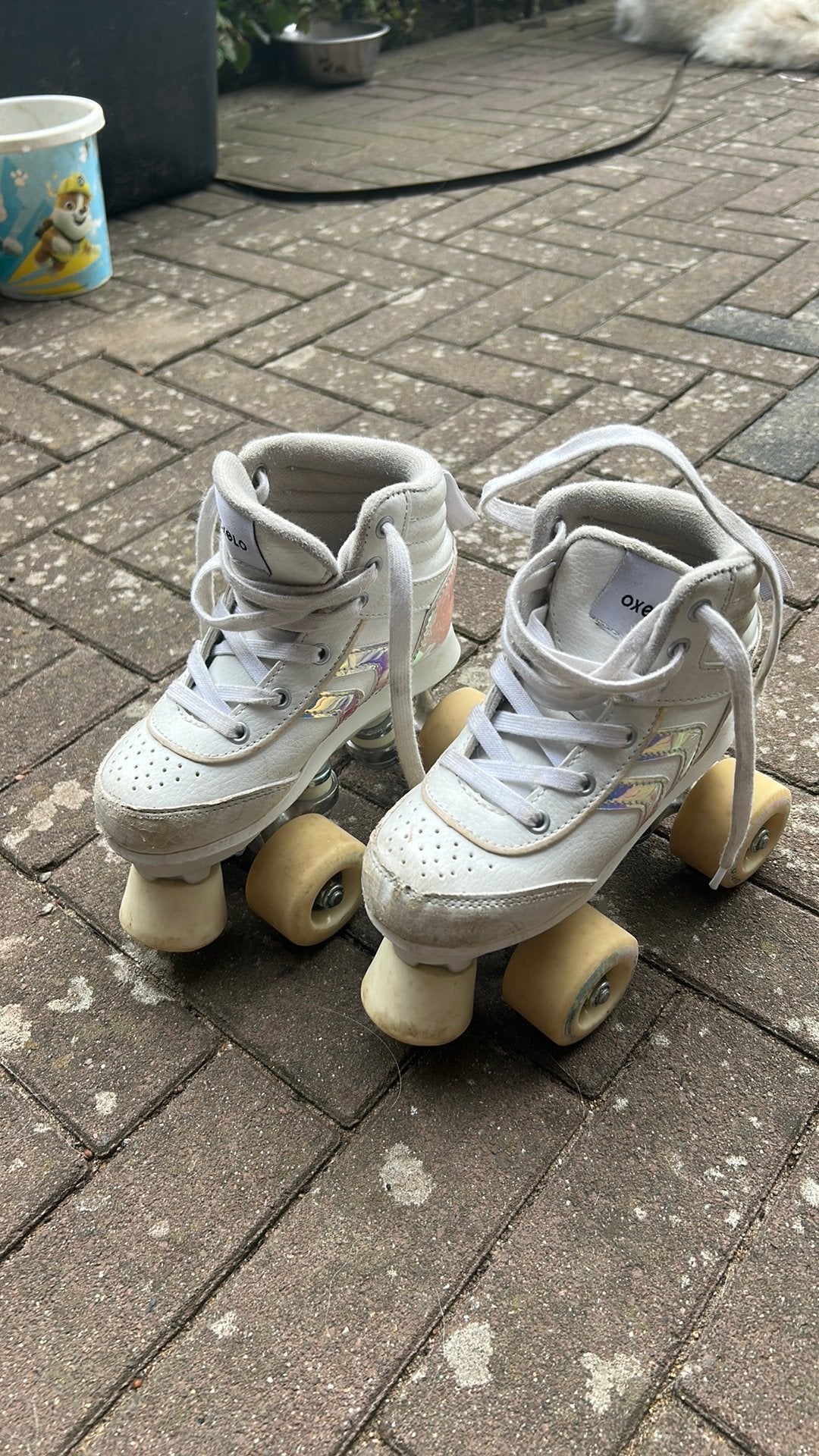 Rolschaatsen maat 27-28, Kinderen en Baby's, Ophalen, Zo goed als nieuw