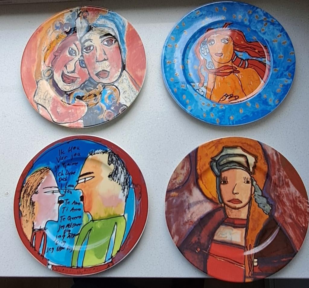 kunstbordjes Heinrich Winterling, Antiek en Kunst, Curiosa en Brocante, Ophalen of Verzenden