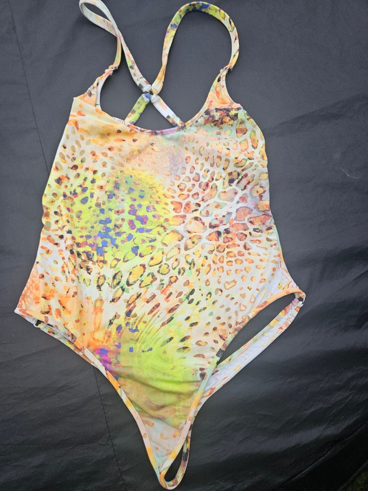 wicked weasel string badpak maat M, Kleding | Dames, Ophalen of Verzenden, Meerkleurig, Badpak