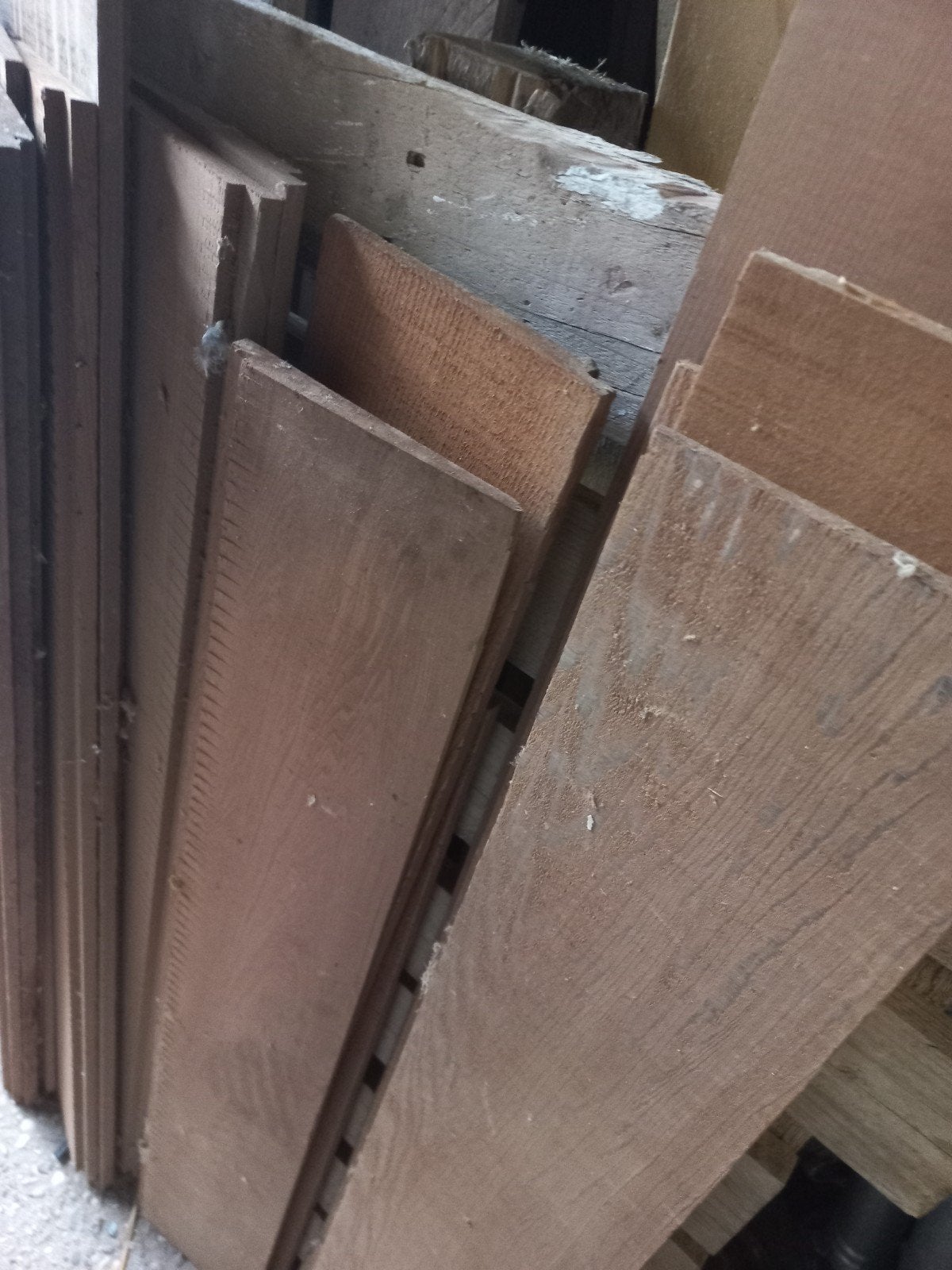 WR Cedar Zweeds rabatdelen onbewerkt / naturel, Ophalen, Zo goed als nieuw, Hout, Minder dan 20 mm
