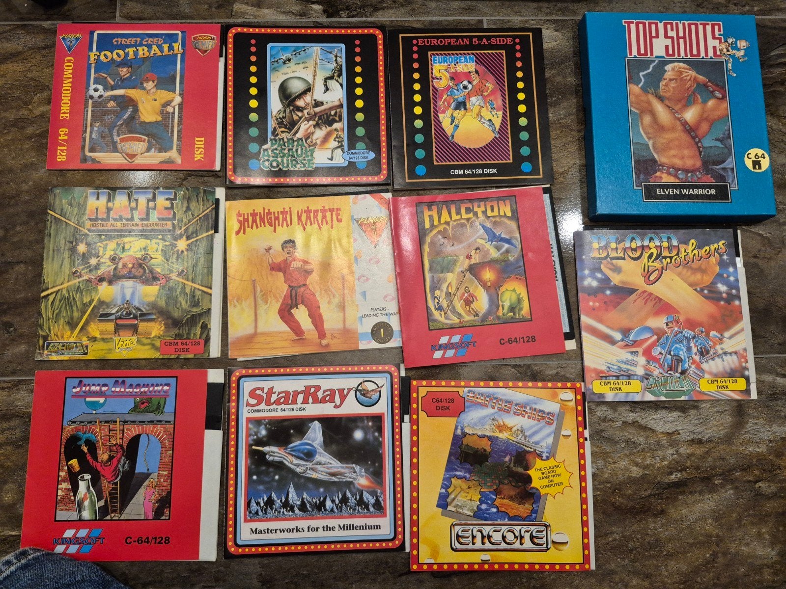 Commodore 64/128 Spellen  originele disk met originele hoes, Gebruikt, Overige genres, 1 speler, Eén computer