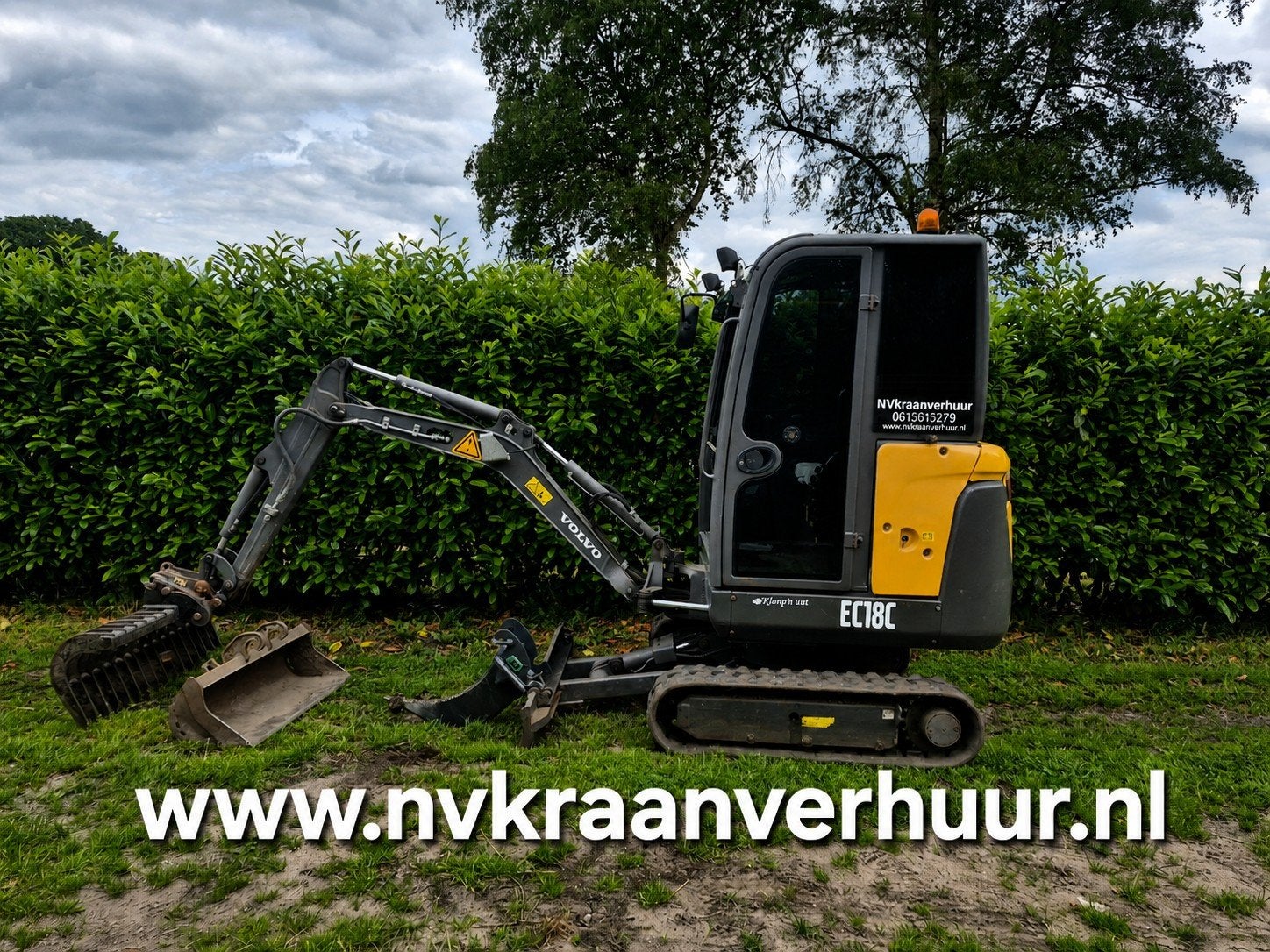 Minikraan/minigraver te huur, Diensten en Vakmensen, Verhuur | Overig
