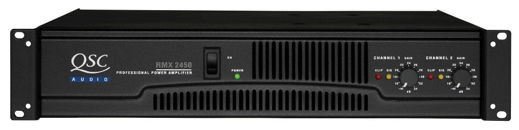QSC RMX 1450 versterker, Ophalen, Zo goed als nieuw, Minder dan 500 watt, P.A.