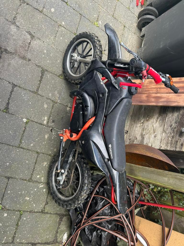 Pitbike/Minibike 49cc alle onderdelen erbij ~ start, Ophalen of Verzenden, Zo goed als nieuw