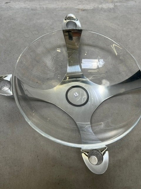 Stelton schaal kandelaar jaren 90 design kaarsenstandaard, Gebruikt, Schaal, ., Ophalen of Verzenden