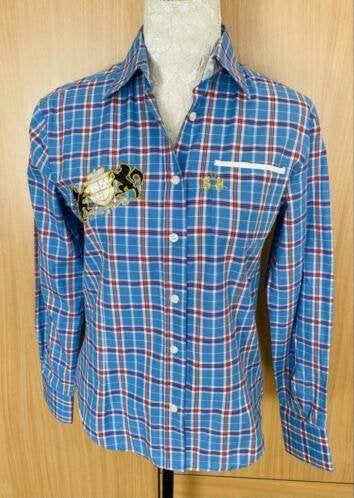La Martina blouse maat M[L] NIEUW, Ophalen of Verzenden, Nieuw, Maat 38/40 (M), Blauw
