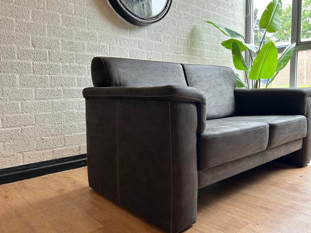 ZGAN Villa One 2-zitsbank in Luxe Micro leder Stof, 150 tot 200 cm, Tweepersoons, Ophalen of Verzenden, Zo goed als nieuw