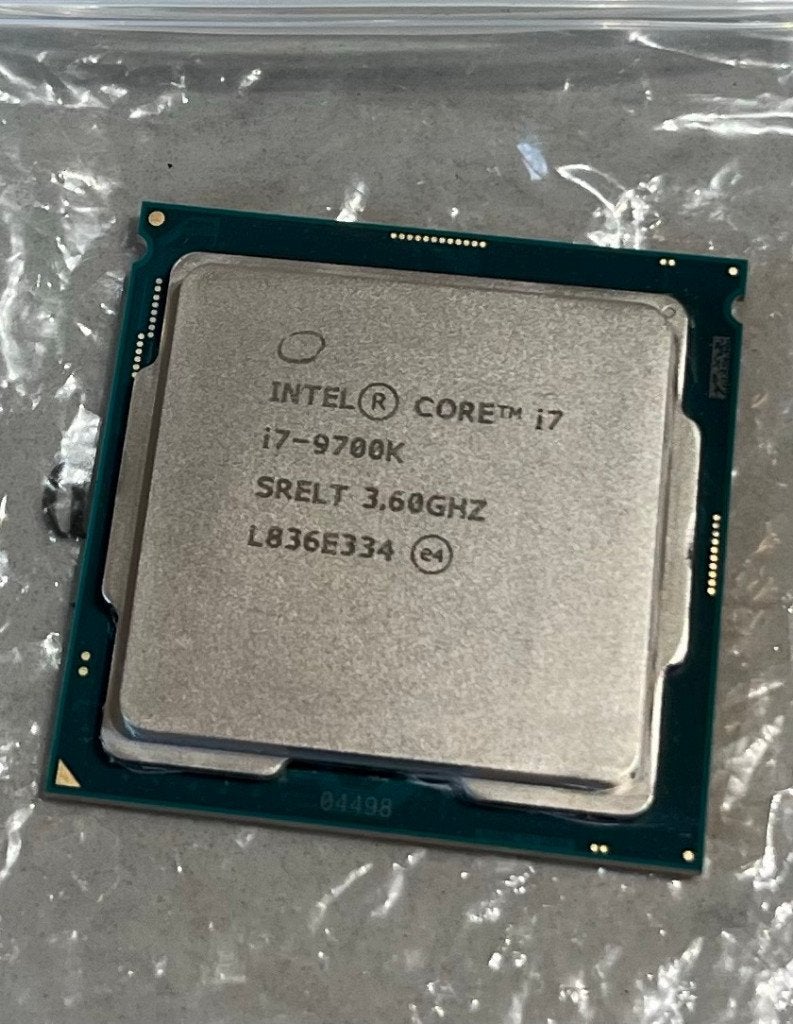 Intel i7-9700K, 8-core, LGA 1151, Gebruikt, Ophalen of Verzenden