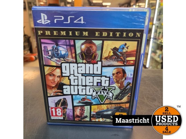 PS4 Game | Grand Theft Auto Five (GTA 5), Rockstar Games, Zo goed als nieuw, https://support.rockstargames.com/, 622 Broadway, New York, NY 10012, Verenigde Staten