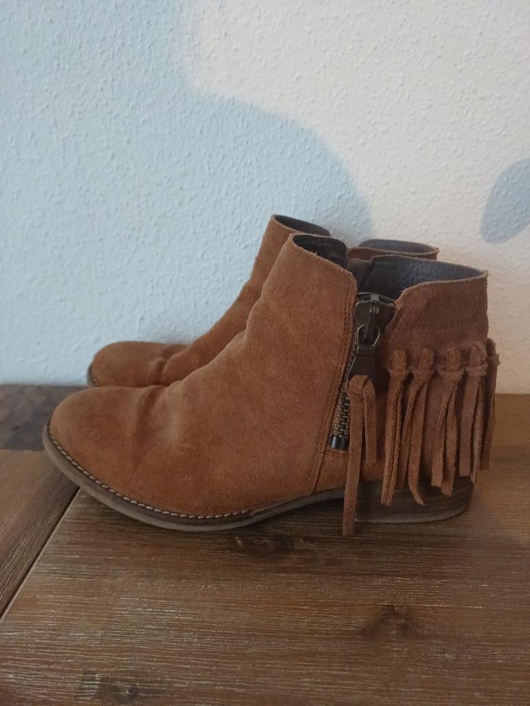 Enkellaarsjes, Bruin, Lage of Enkellaarzen, Ophalen of Verzenden, Zo goed als nieuw