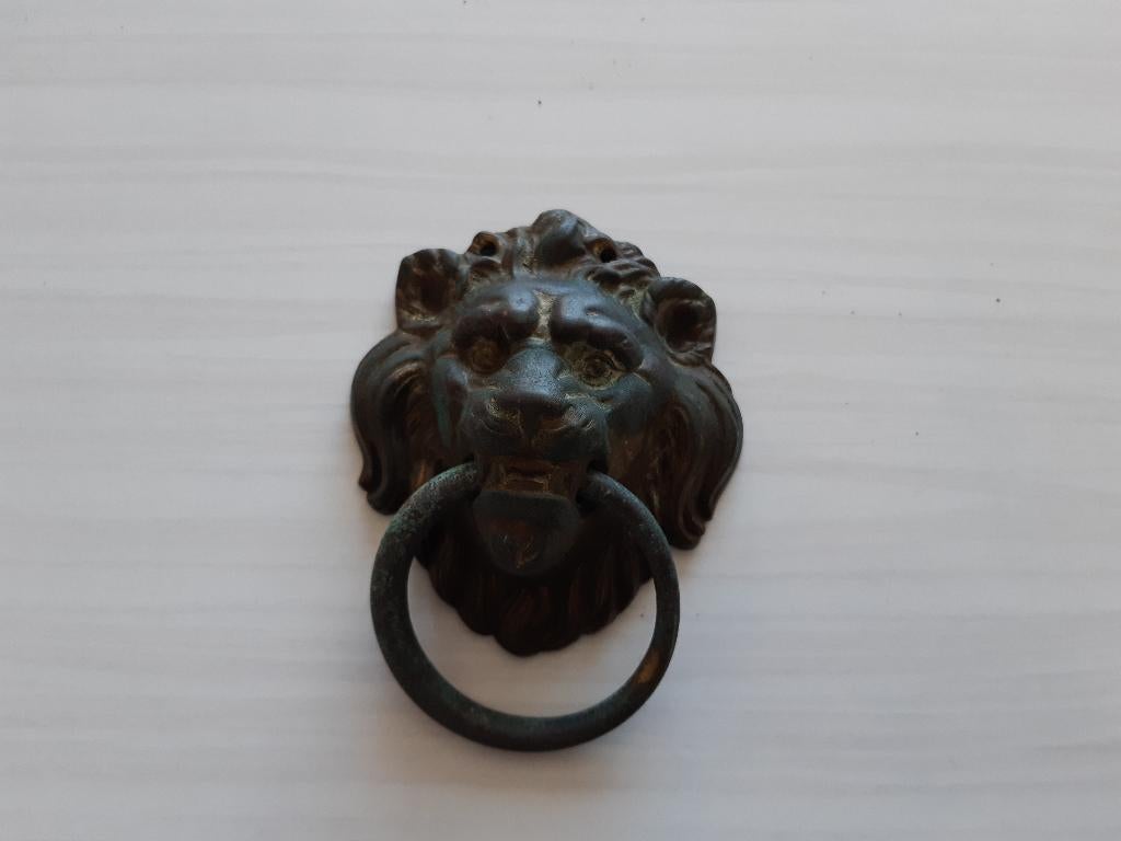 leeuwenkop deurklopper, Antiek en Kunst, Ophalen of Verzenden