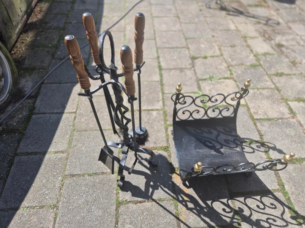 Openhaard setje. Zeer nette staat heel setje 50 euro, Ophalen of Verzenden, Zo goed als nieuw, Vrijstaande haard, Overige soorten