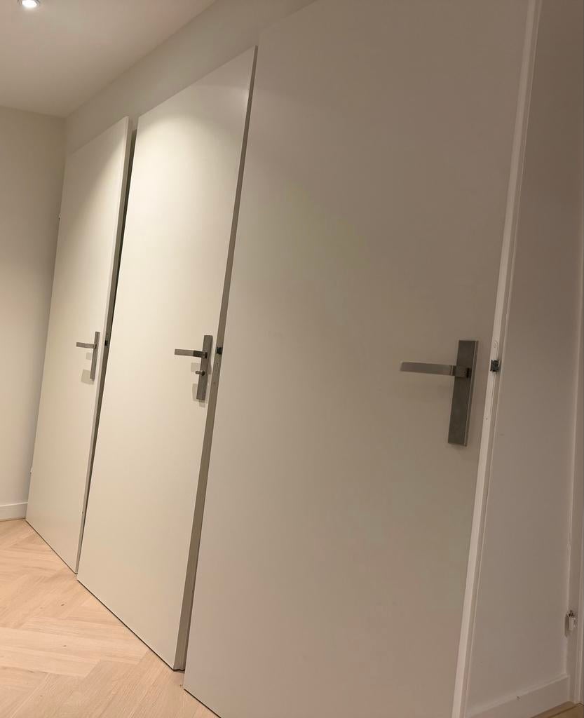 2x Opdek binnendeuren 93 x 211,5, Ophalen, Gebruikt, 80 tot 100 cm, Binnendeur