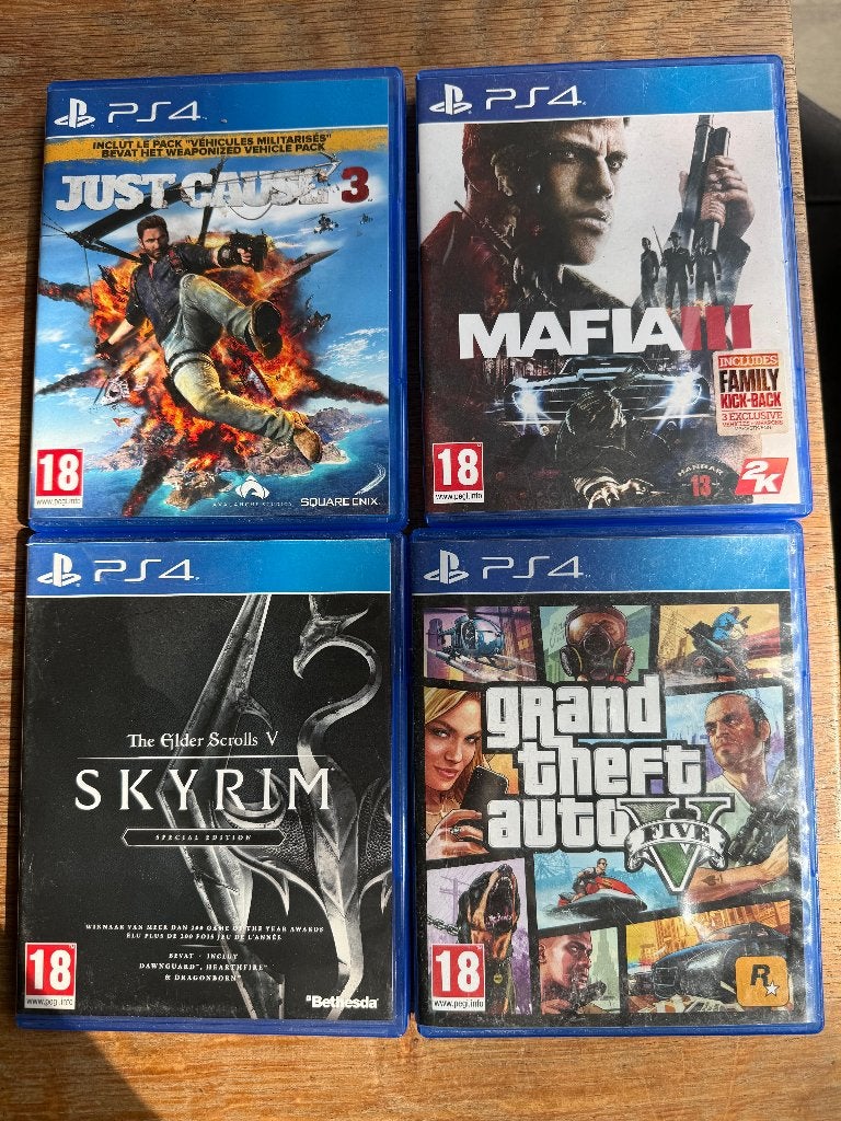 ps4 spellen, Spelcomputers en Games, Games | Sony PlayStation 4, 1 speler, Ophalen of Verzenden, Gebruikt