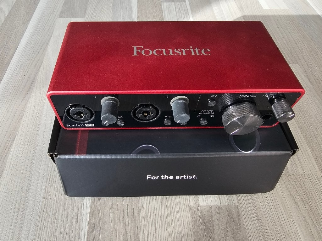 Focusrite Scarlet 2i2 3th Generation [Externe geluidskaart], Ophalen of Verzenden, Zo goed als nieuw, Extern, Focusrite