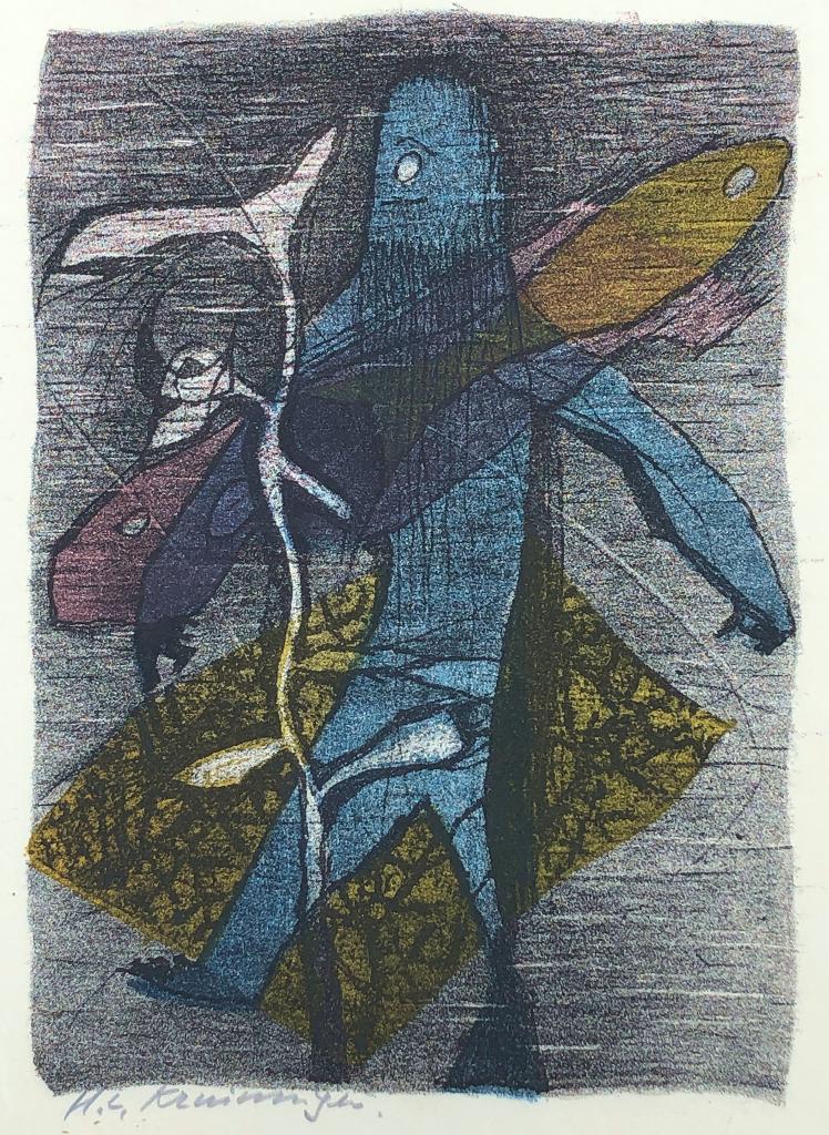 Mooie kunst bij het Grafiekkabinet Harry van Kruiningen, Ophalen of Verzenden