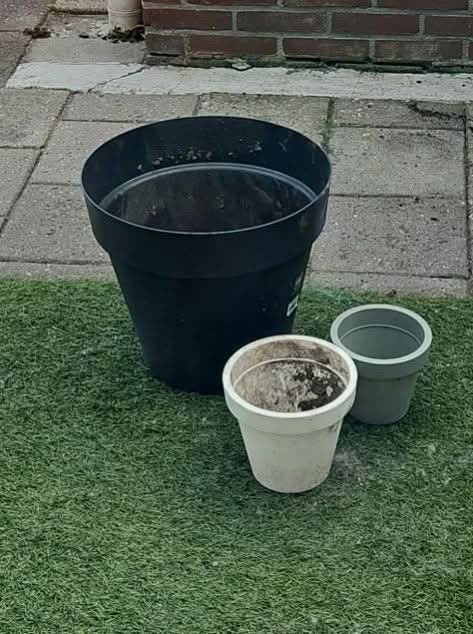 bloembakken GRATIS ZSM OPHALEN, Tuin en Terras, Ophalen, Kunststof, Gebruikt, Minder dan 30 cm