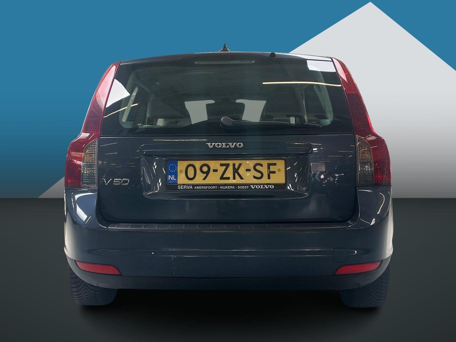 Volvo V50 2.4 Edition I Rijklaar+garantie..., Auto's, Gebruikt, 700 kg, Blauw, 2435 cc