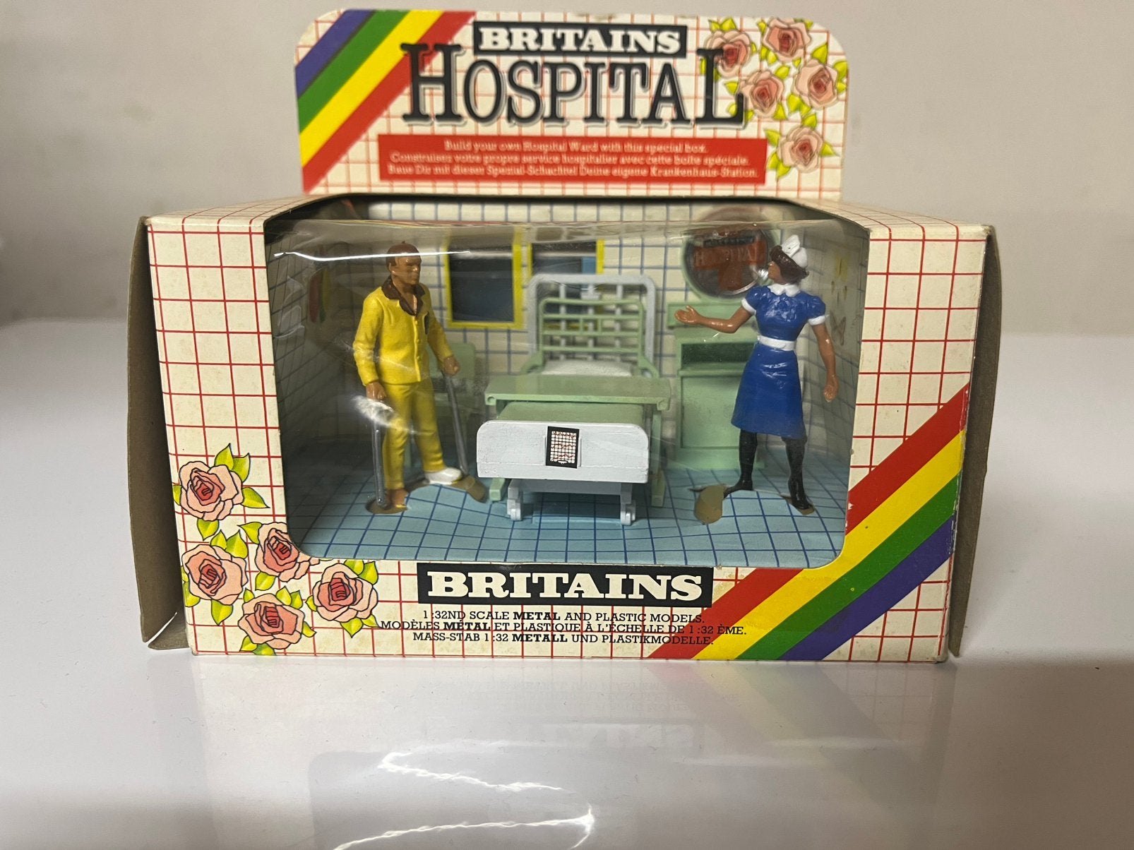 Britains HOSPITAL 7854, Ziekenhuiskamer Diorama, Schaal 1:32, Ophalen of Verzenden, Nieuw, Overige typen, Britains