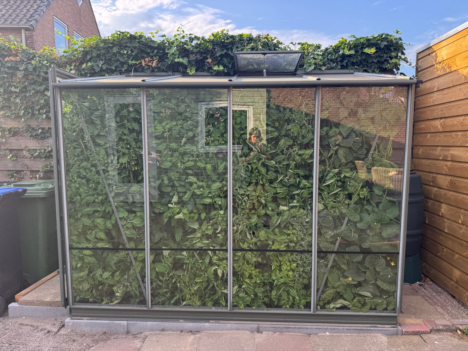 Muurkas met aluminium frame en glas, Ophalen, Gebruikt, Muurkas, Glas