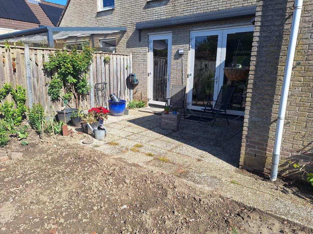 Grindtegels, 60x40x4, Tuin en Terras, Tegels en Klinkers, Gebruikt, Terrastegels, Beton, 10 m² of meer, Ophalen