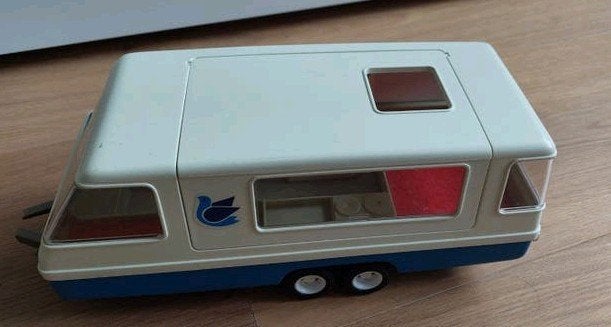 Vintage Playmobil Caravan Jaren '70/'80, Ophalen of Verzenden, Gebruikt, Losse onderdelen, Voertuig