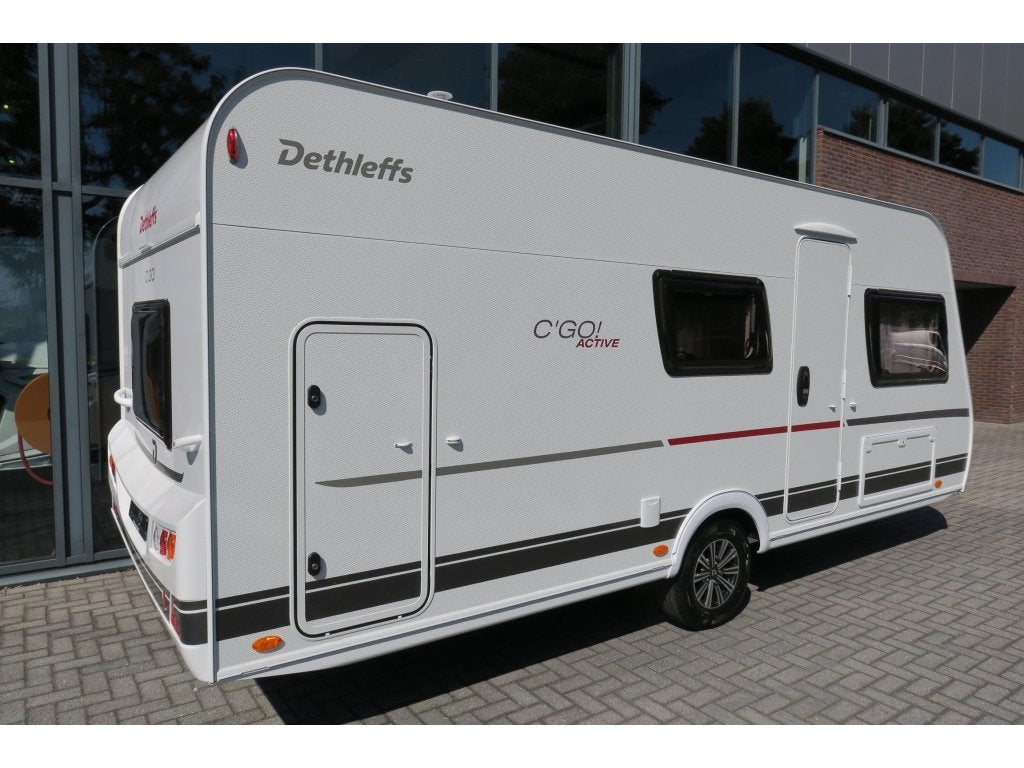 Dethleffs C'Go 495 QSK STAPELBED+VASTBED 210cm, Caravans en Kamperen, Serviceluik, Bedrijf, Treinzit, Tot en met 5