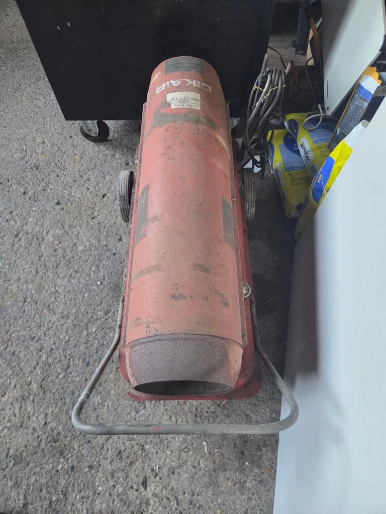 Diesel kanon, heater, Ophalen of Verzenden, 60 tot 150 cm, Kachel, 30 tot 80 cm