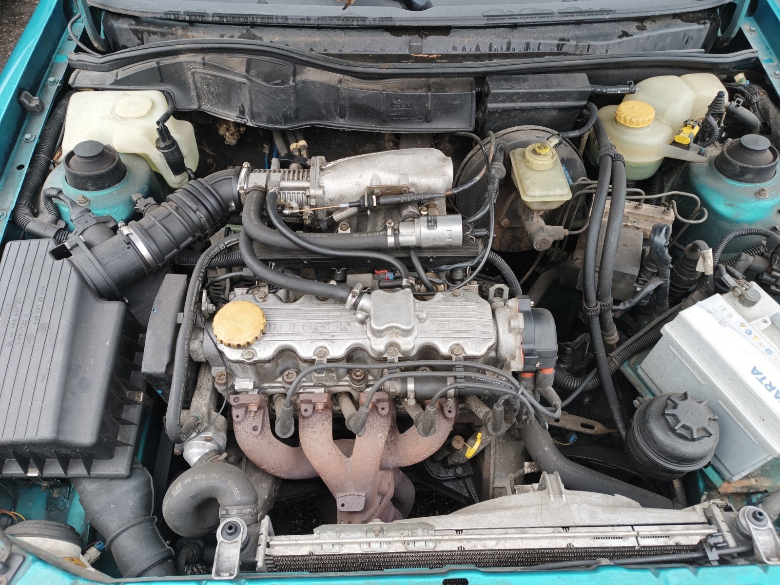 c20ne motor opel Astra gsi km 127499 km (  kadett calibra ), Ophalen, Opel