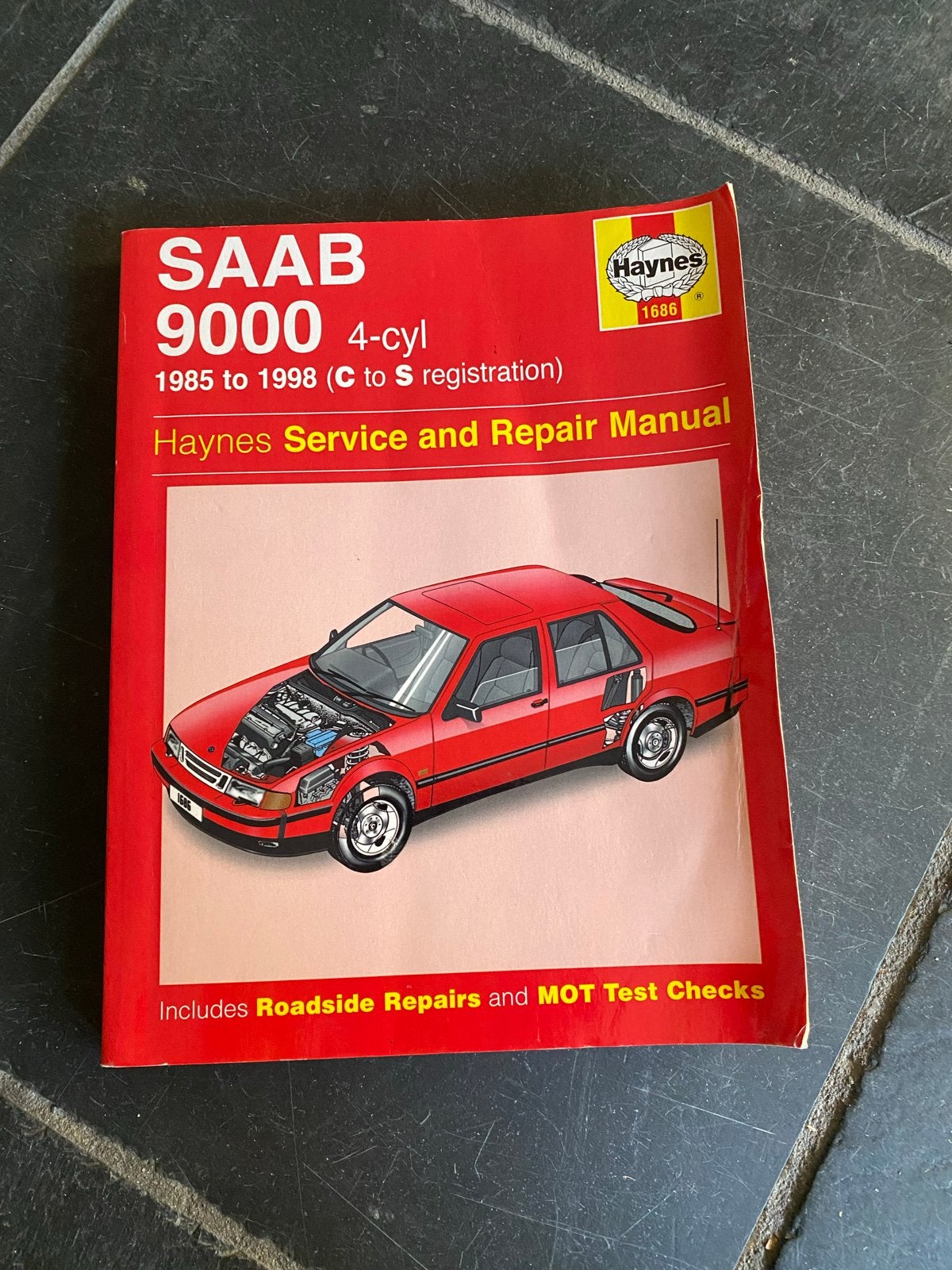Haynes Saab 9000 Service en Reparatie Handboek (1985-1998), Boeken, Ophalen, Gelezen, Overige merken