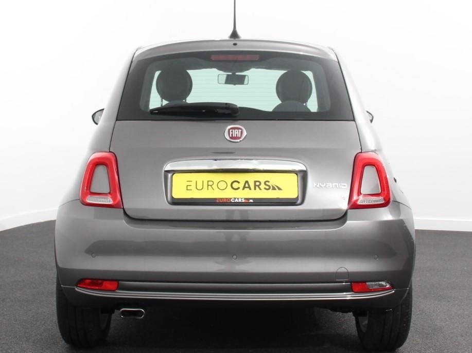 Fiat 500 1.0 Hybrid Lounge Plus Cruise control Panorama dak, Auto's, Voorwielaandrijving, Stof, Gebruikt, Euro 6