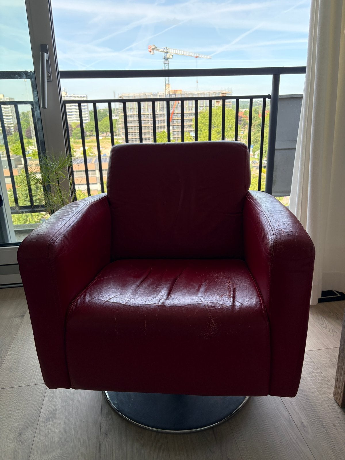 Design fauteuil en IKEA slaapbank GRATIS AFHALEN!!!, Ophalen, Gebruikt, 75 tot 100 cm