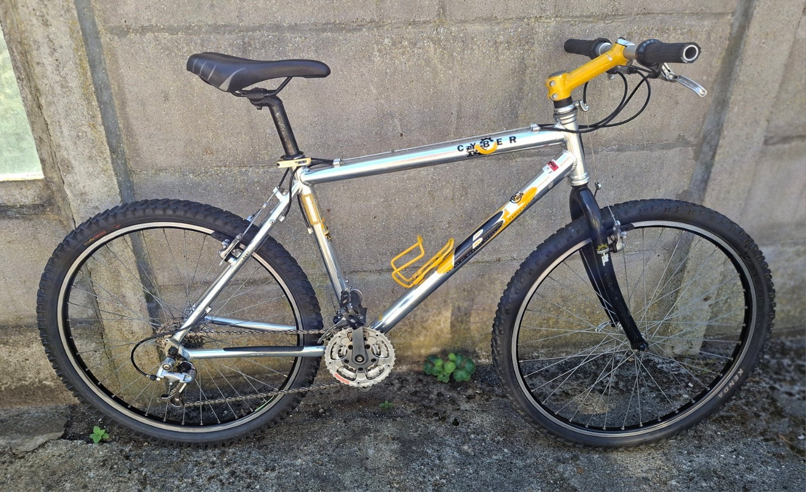 Mountainbike mtb 26 inch wielen, Gebruikt, Velgrem, 45 tot 49 cm, Geen vering