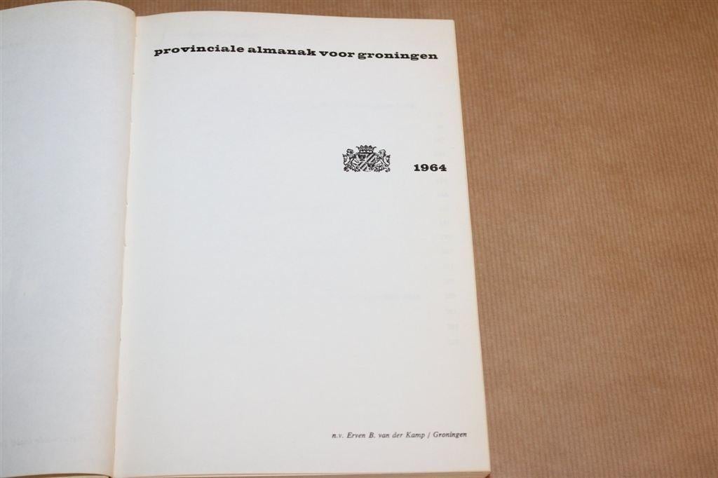 Provinciale Almanak Groningen 1964 — Streekhistorie, Ophalen of Verzenden, Gelezen