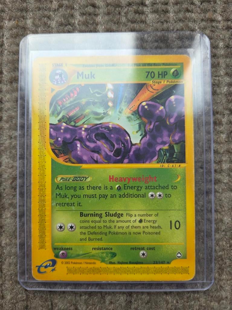 Pokémon kaart Muk 23/147, Ophalen of Verzenden, Gebruikt, Losse kaart