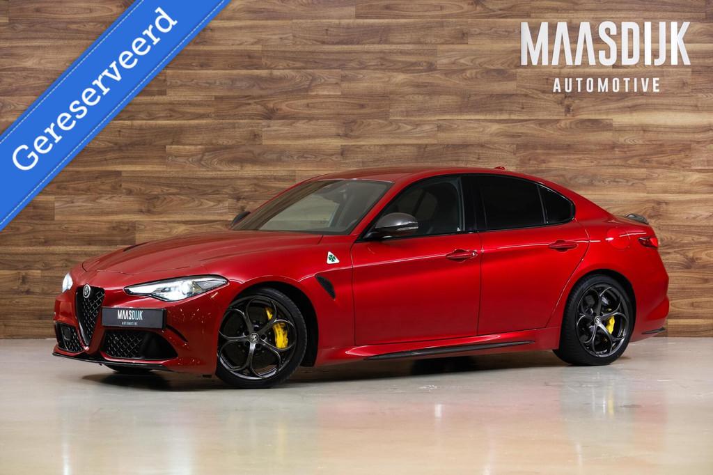 Alfa Romeo Giulia 2.9 V6 Quadrifoglio|Ceramic|Racing Seats|, Auto's, Achterwielaandrijving, Gebruikt, 510 pk, Bedrijf