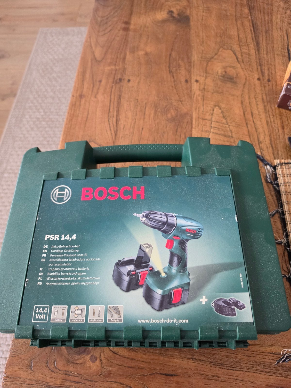 Bosch PSR 14,4 Accuboormachine in koffer (Z.g.a.n)
