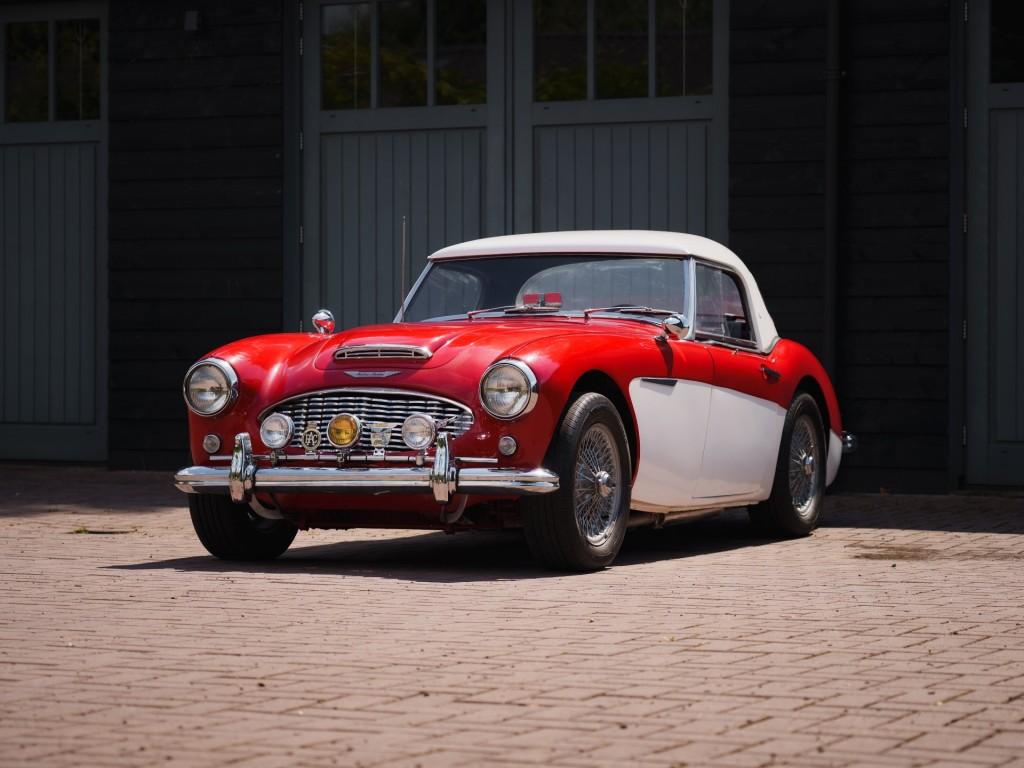 Austin healey 3000 MK1 BT7 1959 with hardtop, Auto's, Austin, Bedrijf, Benzine, Cabriolet, Handgeschakeld, Rood, Gebruikt