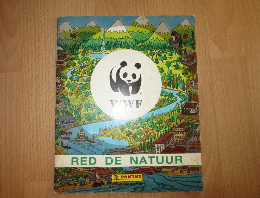 Panini album WWF red de natuur, Verzenden, Gebruikt, Bedrijf of Vereniging