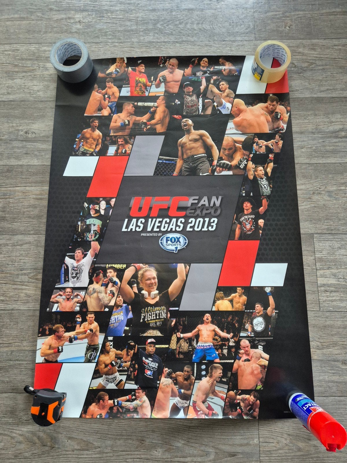 UFC fan expo 2013 poster, Verzamelen, Ophalen of Verzenden, Poster, Plaatje of Sticker